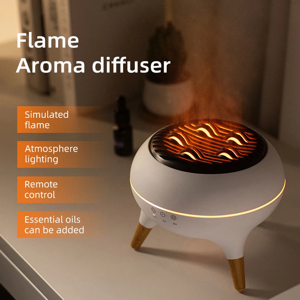 Dynamische Kwallen-Vlam Aromadiffuser