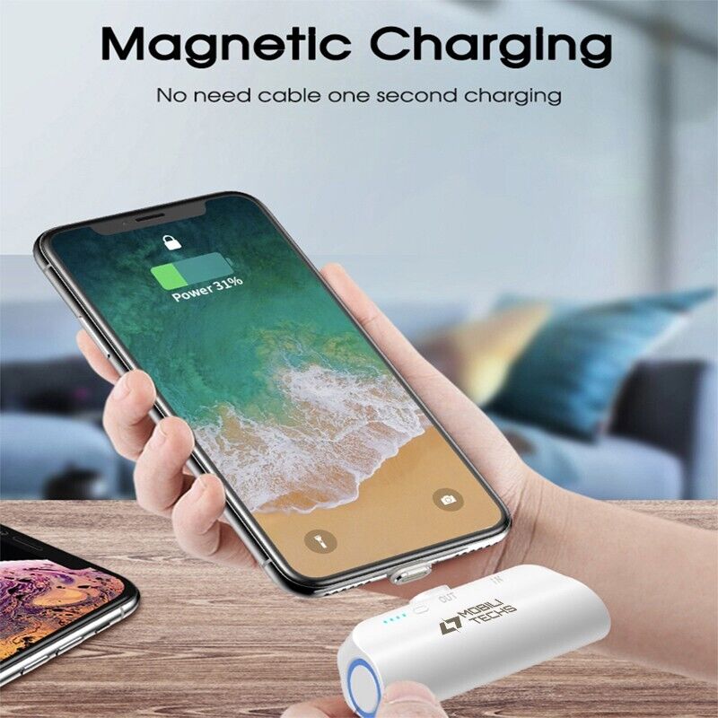 Mini batería portátil magnética