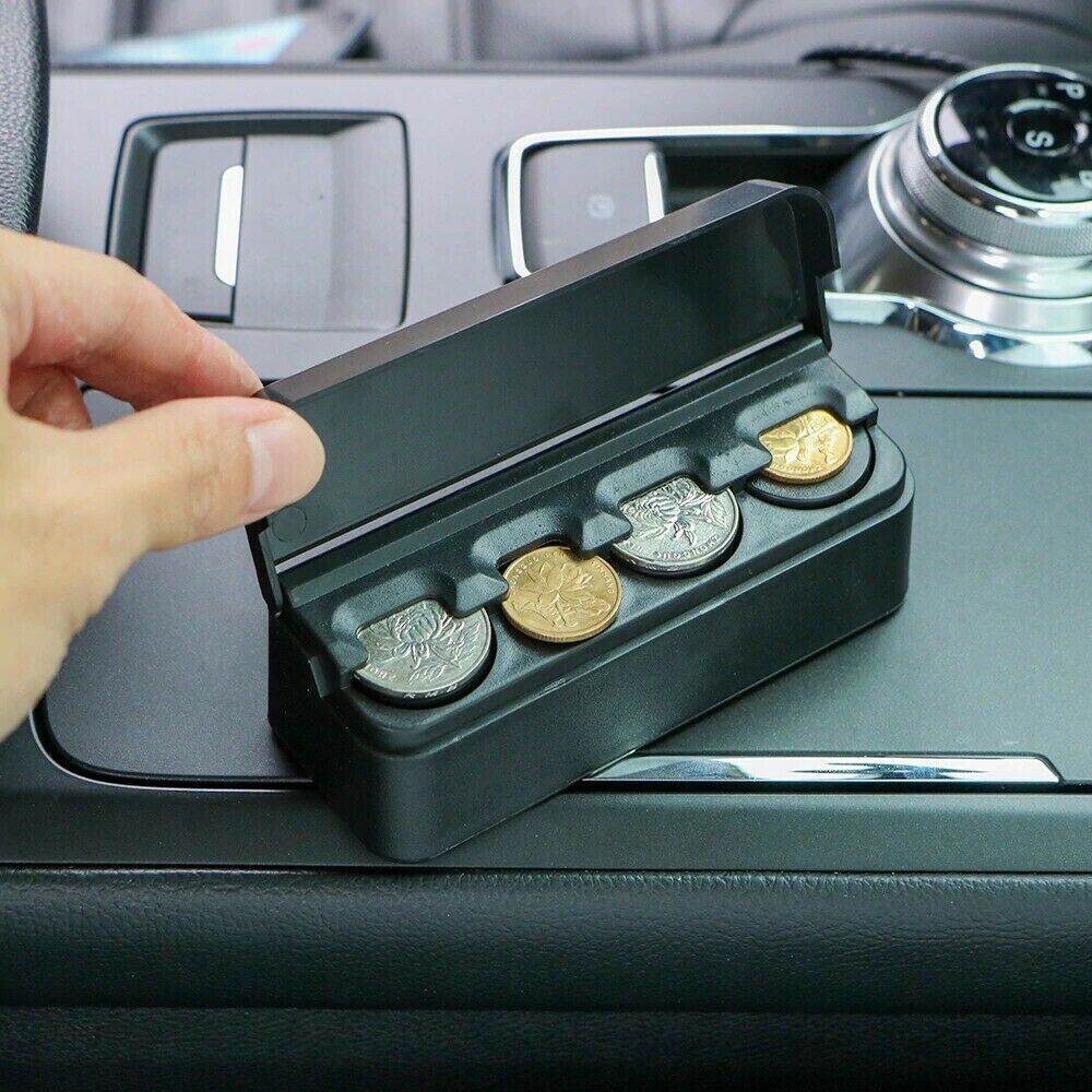 Münzhalter mit Schnappverschluss und Schnellzugriff für die Aufbewahrung im Auto