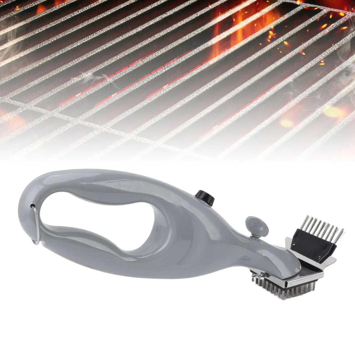 Stoomreinigingsborstel voor barbecues