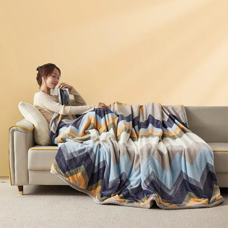Plush Fleece Throw Blanket – Ultra-Soft Warmth for Year-Round Comfort