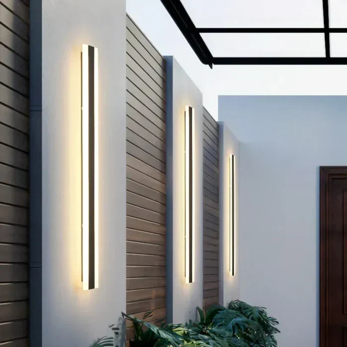 Outdoor Wall Light Weatherproof Fixture LED Modern Exterior Sconce for Porch Patio Entryway Garden Pathway IP65 Waterproof Year-Round