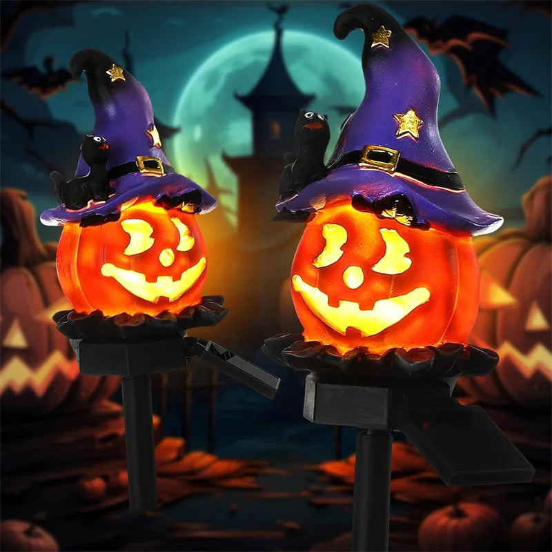 Decoración solar exterior de Halloween