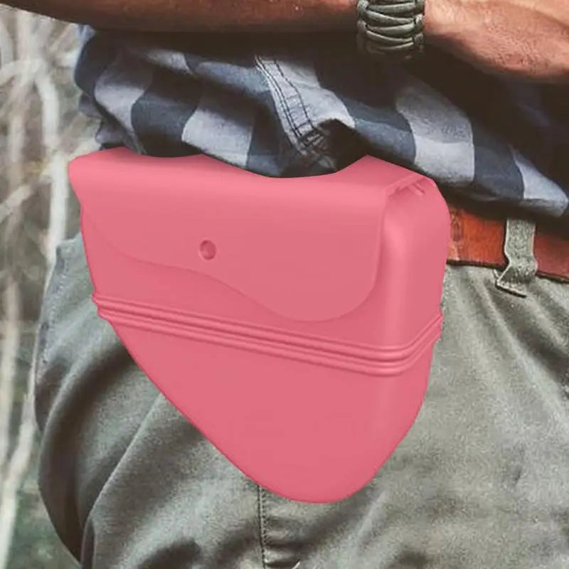 Siliconen hondensnoepjestas voor training met riemclip
