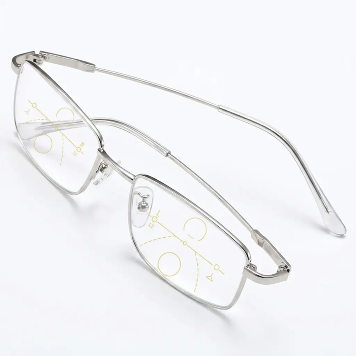 Progressive Reading Glasses with Blue Light Filter & Anti-Glare Coating for Screen Use, Books & Distance Vision | Multifocal Polycarbonate L | Thomler