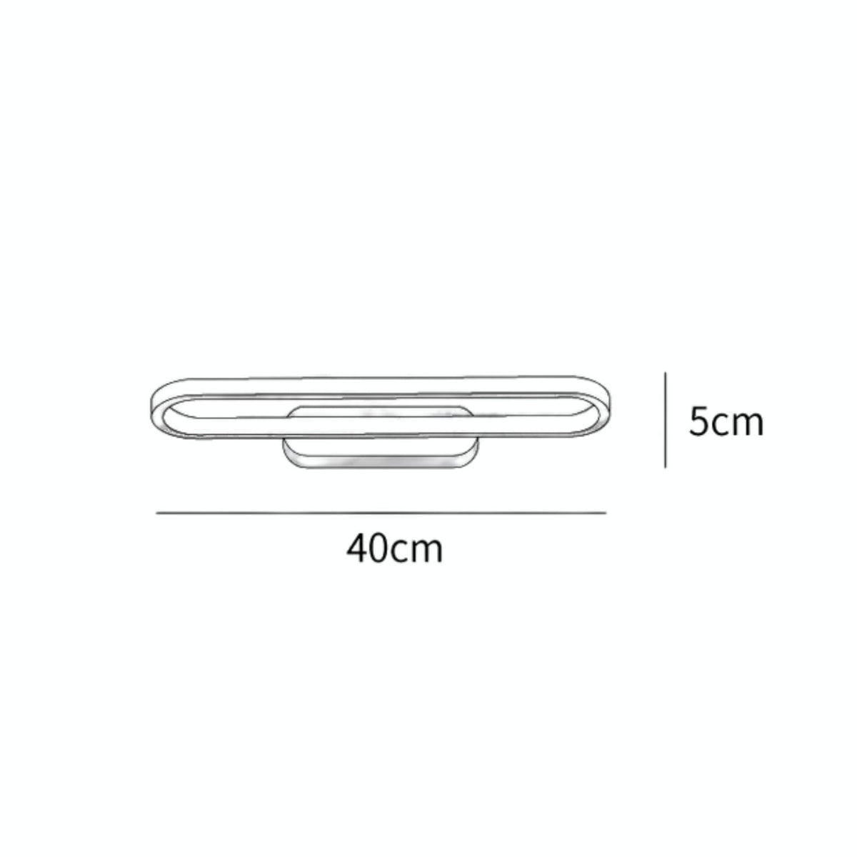 LED-Wandleuchte für den Badezimmerspiegel, 16 Zoll, Messing-Finish, einstellbare Farbtemperatur, für Badezimmer, Gäste-WC, Schminktisch, Make-up-Bereich, modern, Thomler