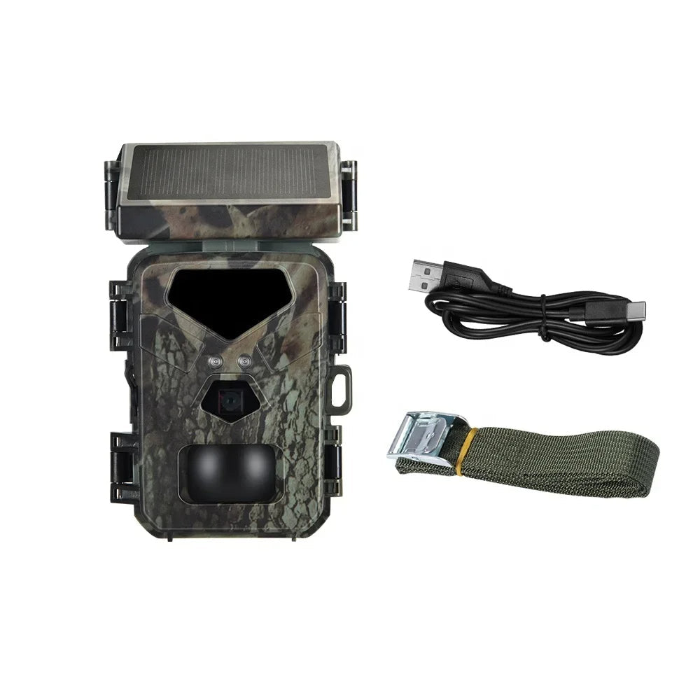 Compacte wildcamera op zonne-energie