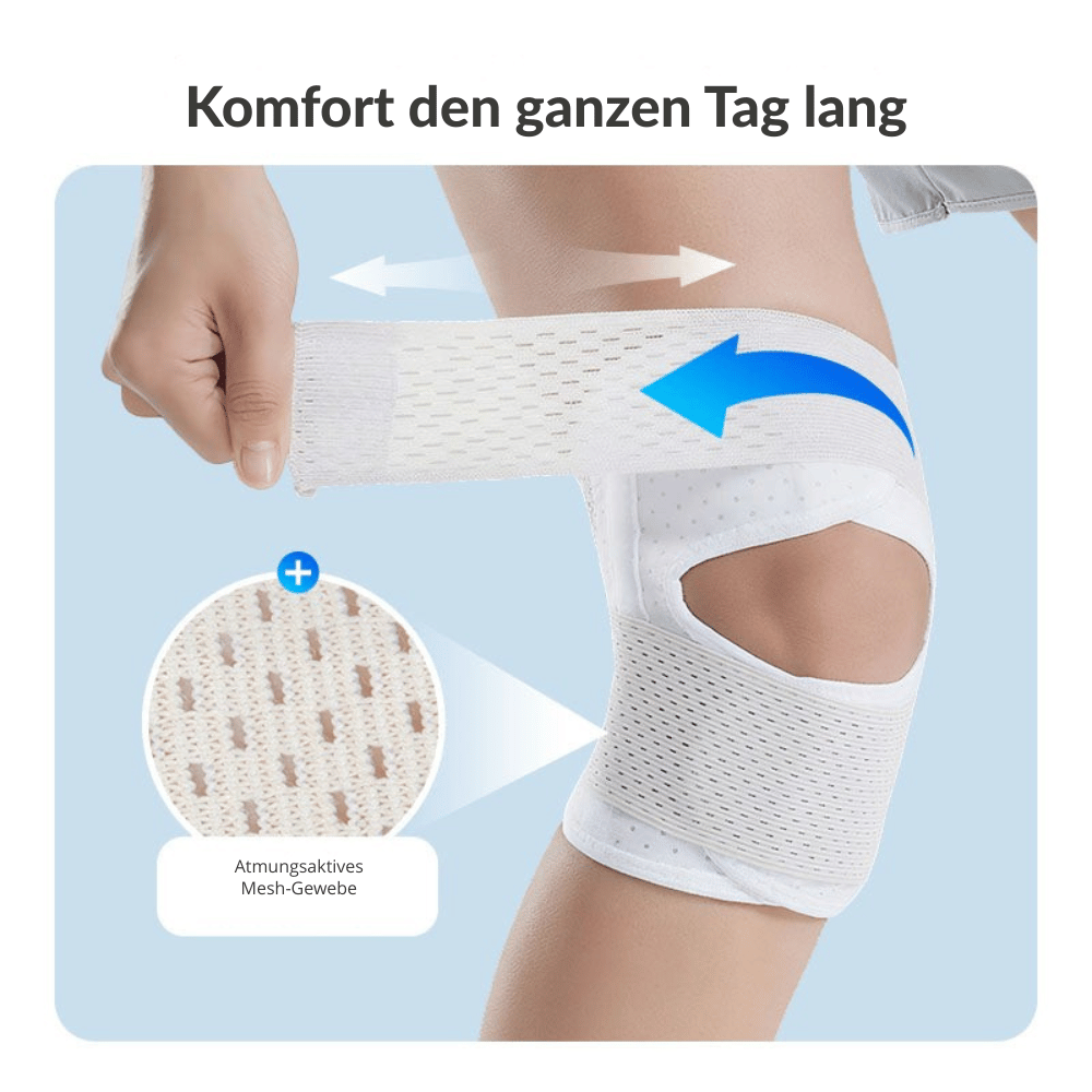Adjustable Knee Brace with Stabilizing Straps – Breathable Compression Sleeve for Sports