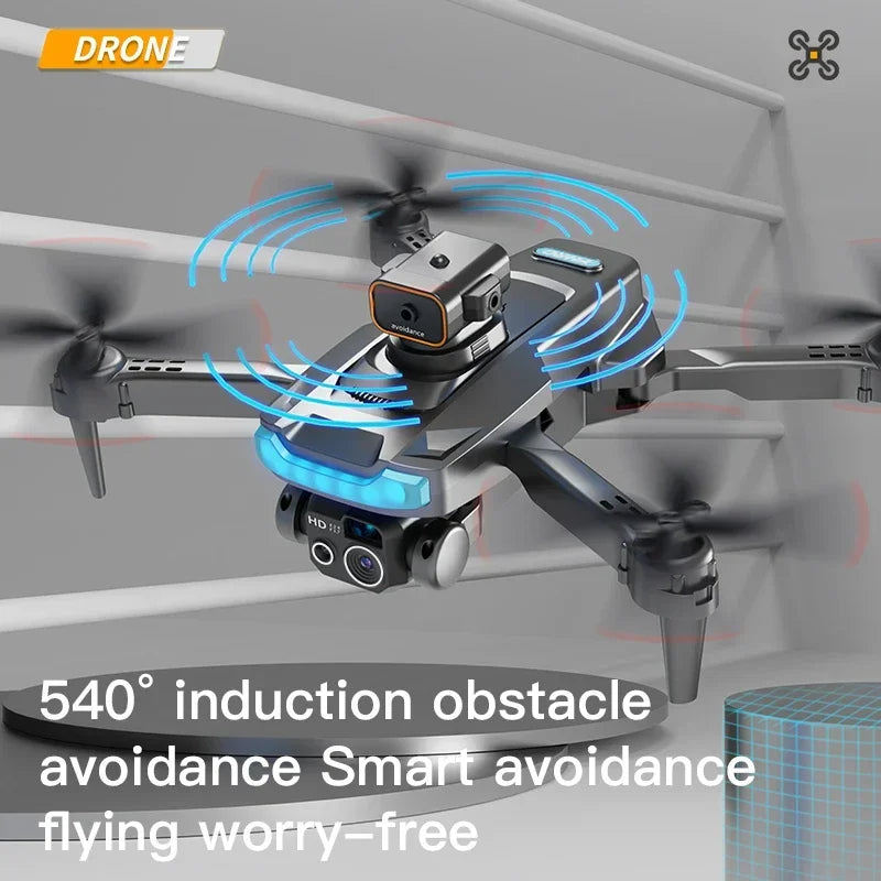 Dual Camera Foldable Drone with Electronic Stabilization for Aerial Photos & Video