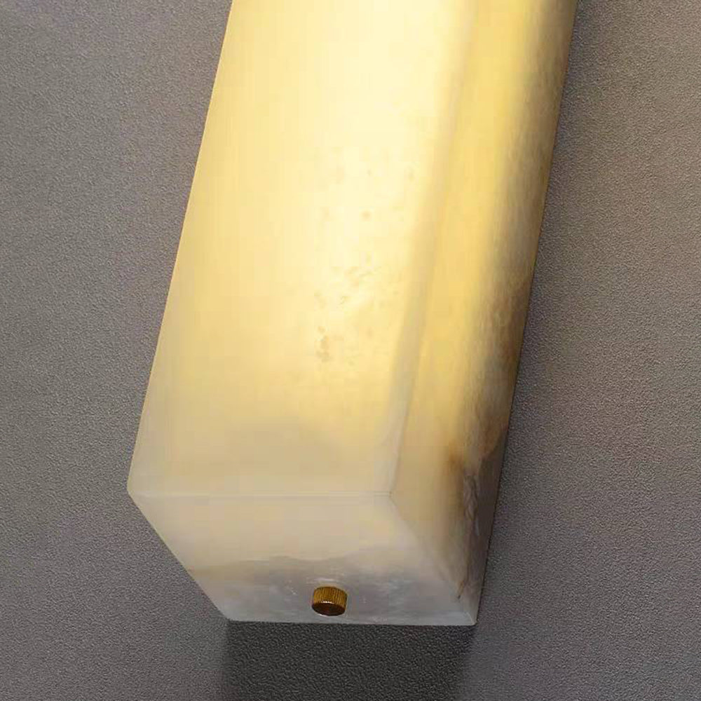 Outdoor LED Sconce Resin Vertical Design 24 in Weatherproof Patio Entry Porch Fixture Modern Exterior Lighting for Home Walkways | Thomler