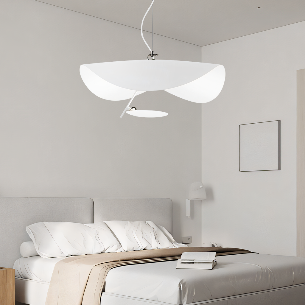 Modern LED Overhead Fixture 17W Metal Hanging Light Black White Gold for Kitchen Dining Room Bedroom Ceiling Mounted | Thomler