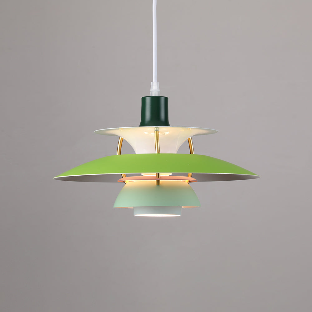 Tiered Metal Ceiling Fixture E27 Socket Mid-Century Style for Kitchen Island Dining Room Breakfast Nook Entryway Adjustable Hanging Light | Thomler