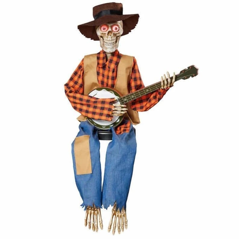 Animierte Skelette beim Banjo-Duell