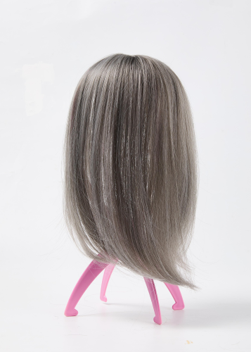 Clip-in Pony-Haarteil mit seitlich gestuften Strähnen – Sofortiger Pony-Look für jeden Anlass | Natürliche Textur, hitzebeständig | Thomler