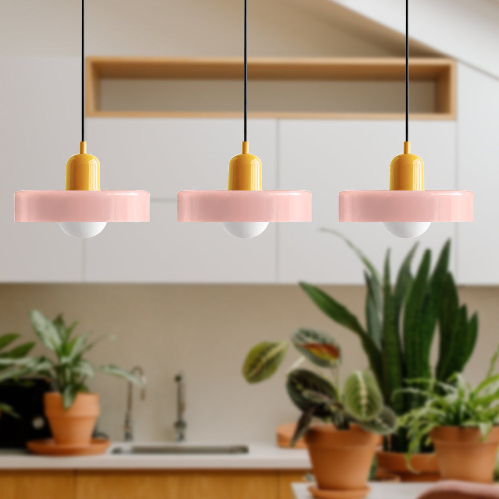 Glas-Pendelleuchte 12 Zoll höhenverstellbare Deckenleuchte für Schlafzimmer Nachttische modern minimalistisch nordische Hängelampe E27 Fassung für | Thomler