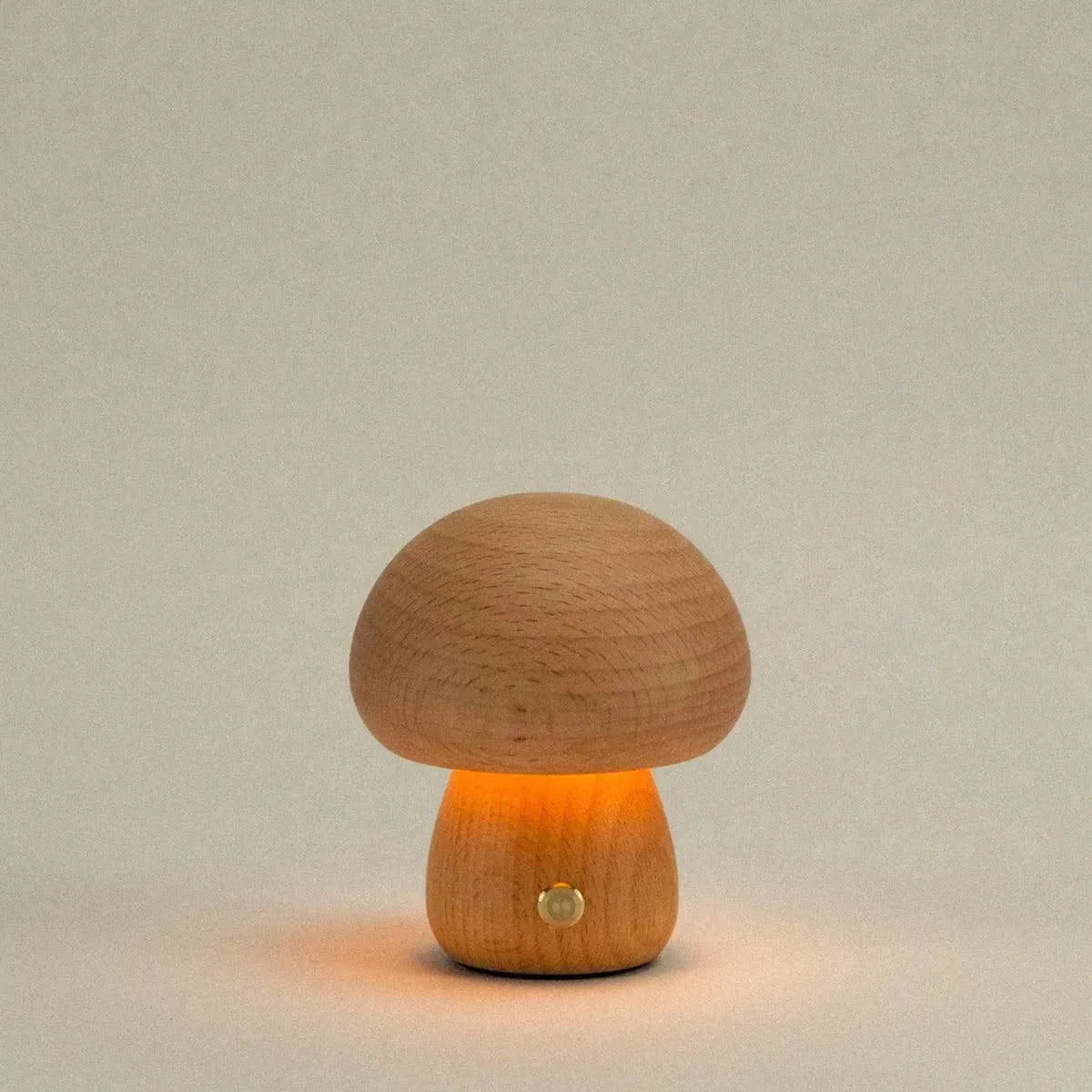 Wireless Rechargeable Wood Accent Lamp with Touch Dimming 4 in × 6.5 in Cordless LED Nightstand Light Bedroom Patio Restaurant | Thomler