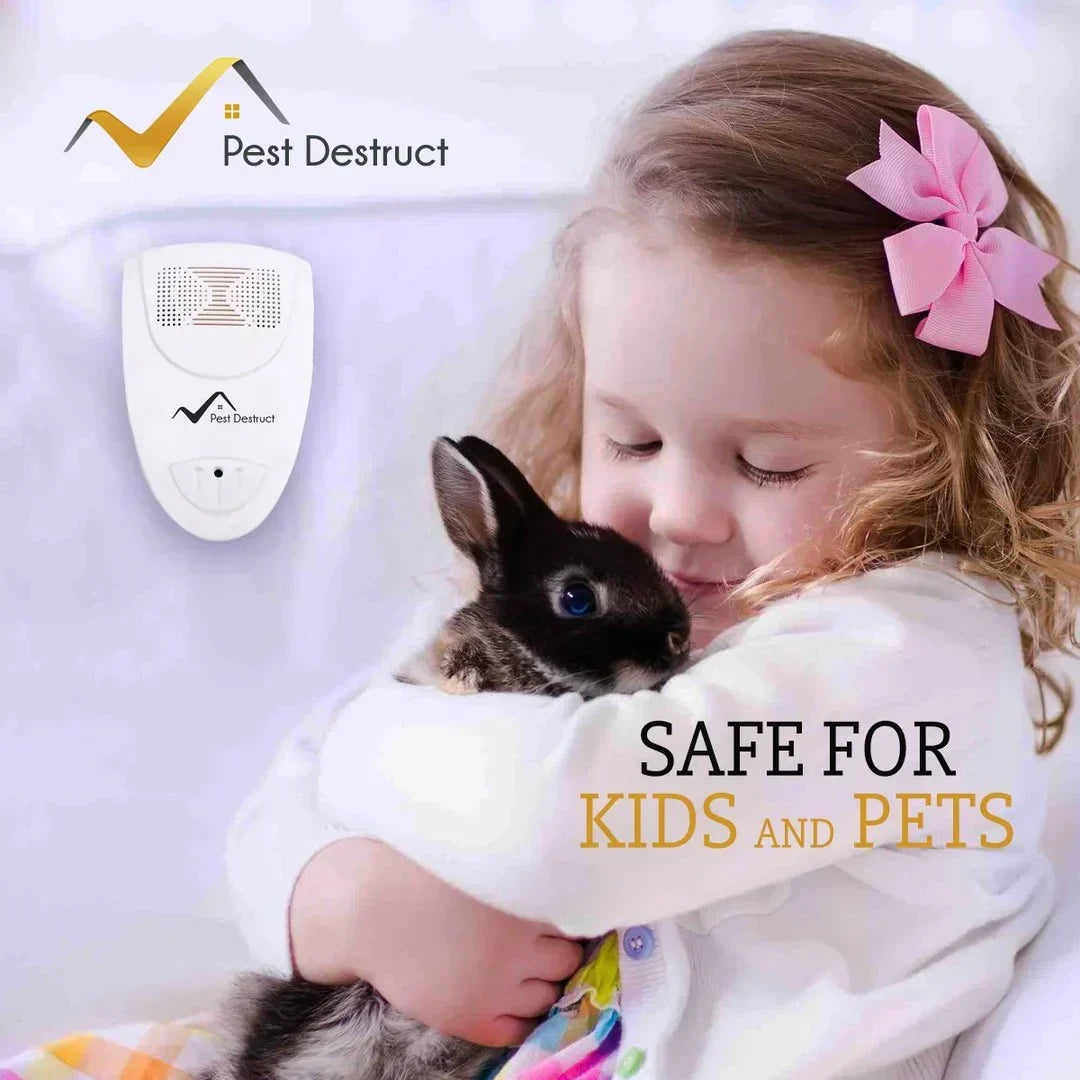 Electronic Bug Deterrent for Home 215 sq ft Room Coverage Plug-In Sonic Frequency Device for Bedroom Kitchen Living Room Indoor Pest Control | Thomler