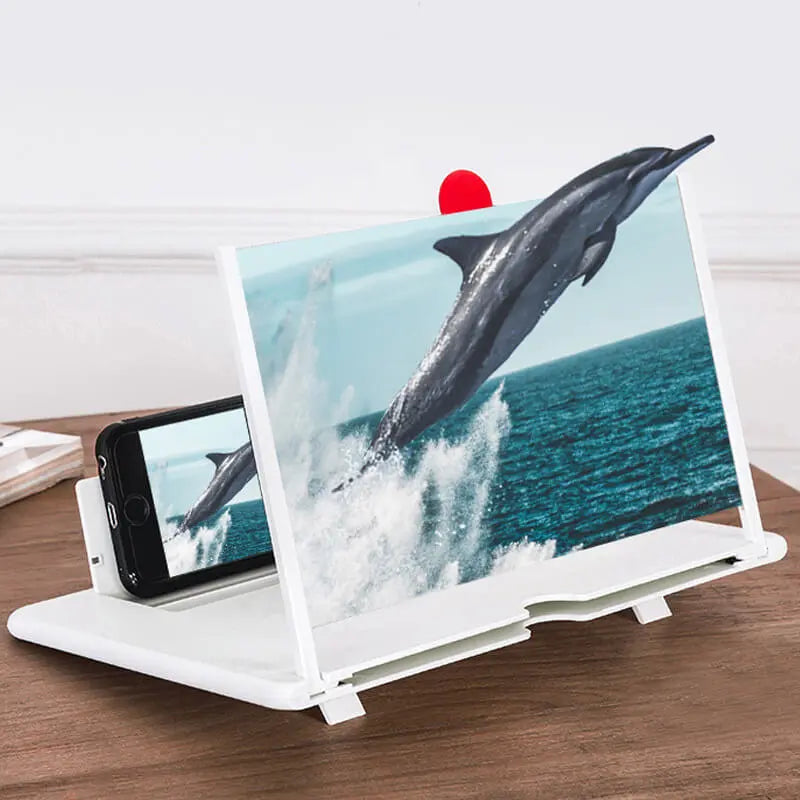 Phone Screen Magnifier Stand with Adjustable Viewing Angle for Video Streaming and Hands-Free Use | Thomler