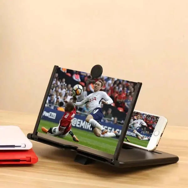 Phone Screen Magnifier Stand with Adjustable Viewing Angle for Video Streaming and Hands-Free Use | Thomler
