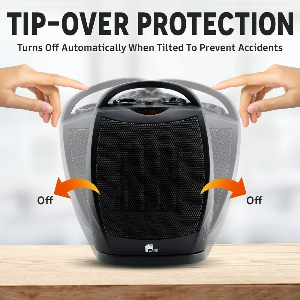 Oscillating Space Heater with Thermostat