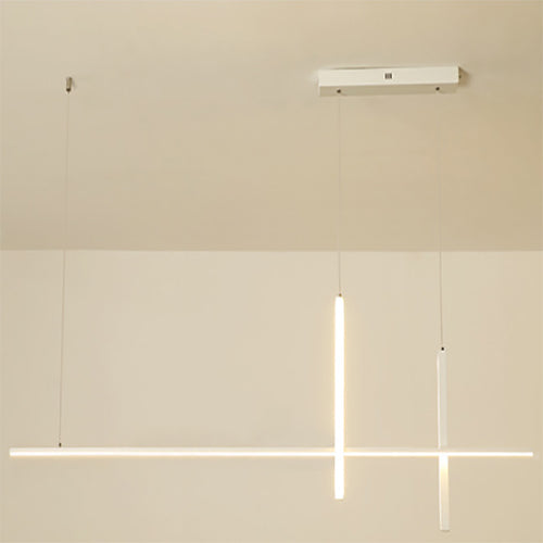 Modern LED Pendant Light with Adjustable Height for Dining Room, Restaurant & Bar | Acrylic