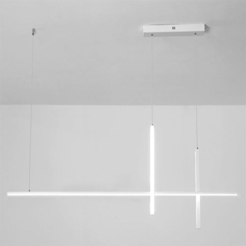 Modern LED Pendant Light with Adjustable Height for Dining Room, Restaurant & Bar | Acrylic