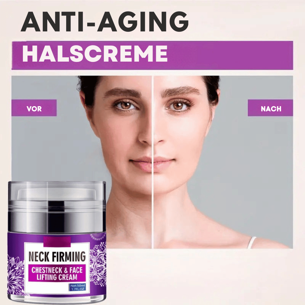 Firming Neck Cream with Hyaluronic Acid & Vitamin E for Smoother, Tighter Skin on Neck & Décolleté | Anti-Aging Moisturizer for Women | Thomler