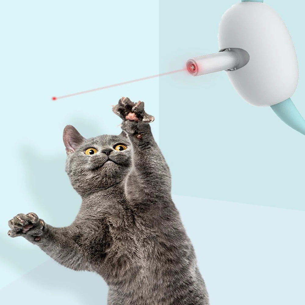 Interaktives Laser-Katzenhalsband mit USB-Ladefunktion