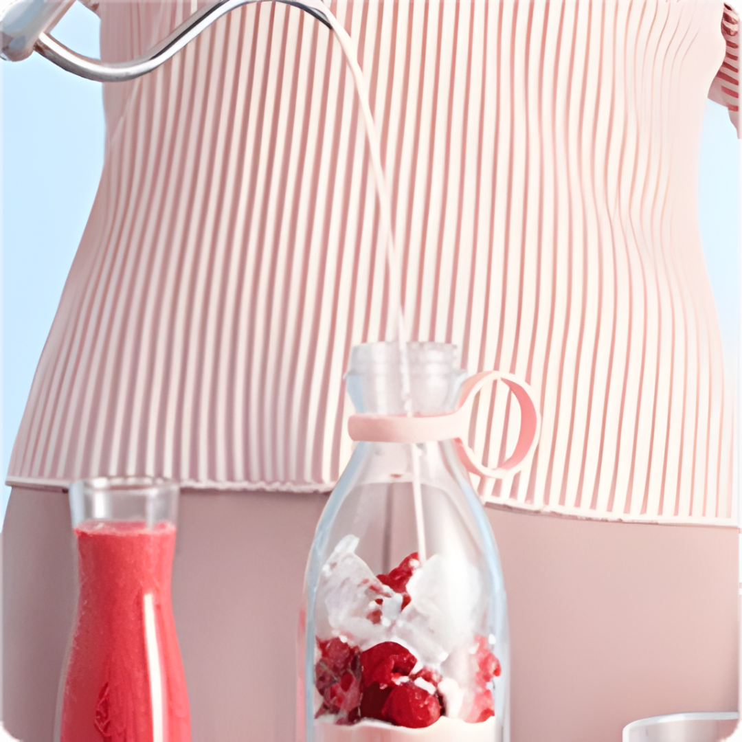 USB-wiederaufladbarer Personal Blender, 500 ml Flasche für Protein-Shakes, Smoothies, Saft, Mixen für unterwegs, Fitness, Reisen, Zuhause, Büro, Workout | Thomler
