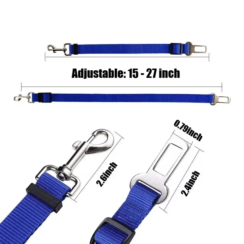 Cinturón de seguridad ajustable para perros