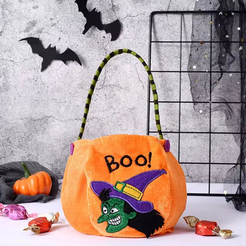 Kürbis-Süßigkeitstasche für Halloween für Kinder
