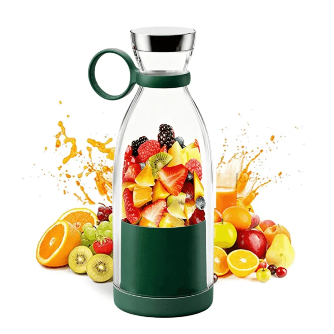USB-wiederaufladbarer Personal Blender, 500 ml Flasche für Protein-Shakes, Smoothies, Saft, Mixen für unterwegs, Fitness, Reisen, Zuhause, Büro, Workout | Thomler