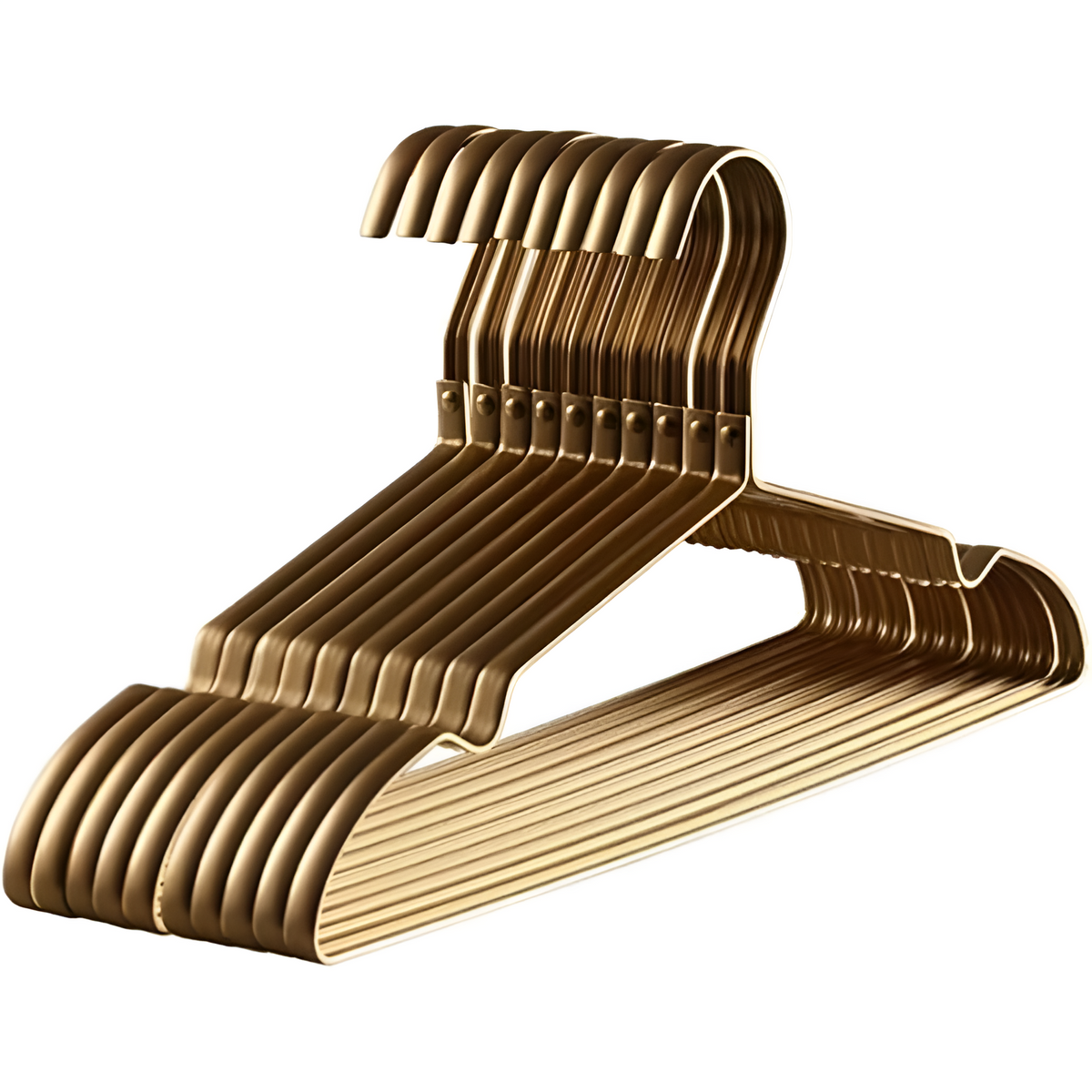 Rutschfeste Aluminium-Kleiderbügel, platzsparender Schrank-Organizer, rostbeständiges, leichtes Kleiderbügel-Set für Schlafzimmer und Kleiderschrank