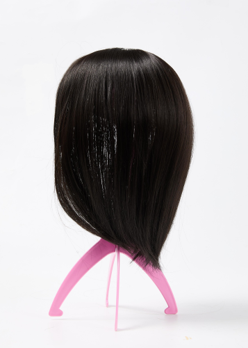Clip-in Pony-Haarteil mit seitlich gestuften Strähnen – Sofortiger Pony-Look für jeden Anlass | Natürliche Textur, hitzebeständig | Thomler