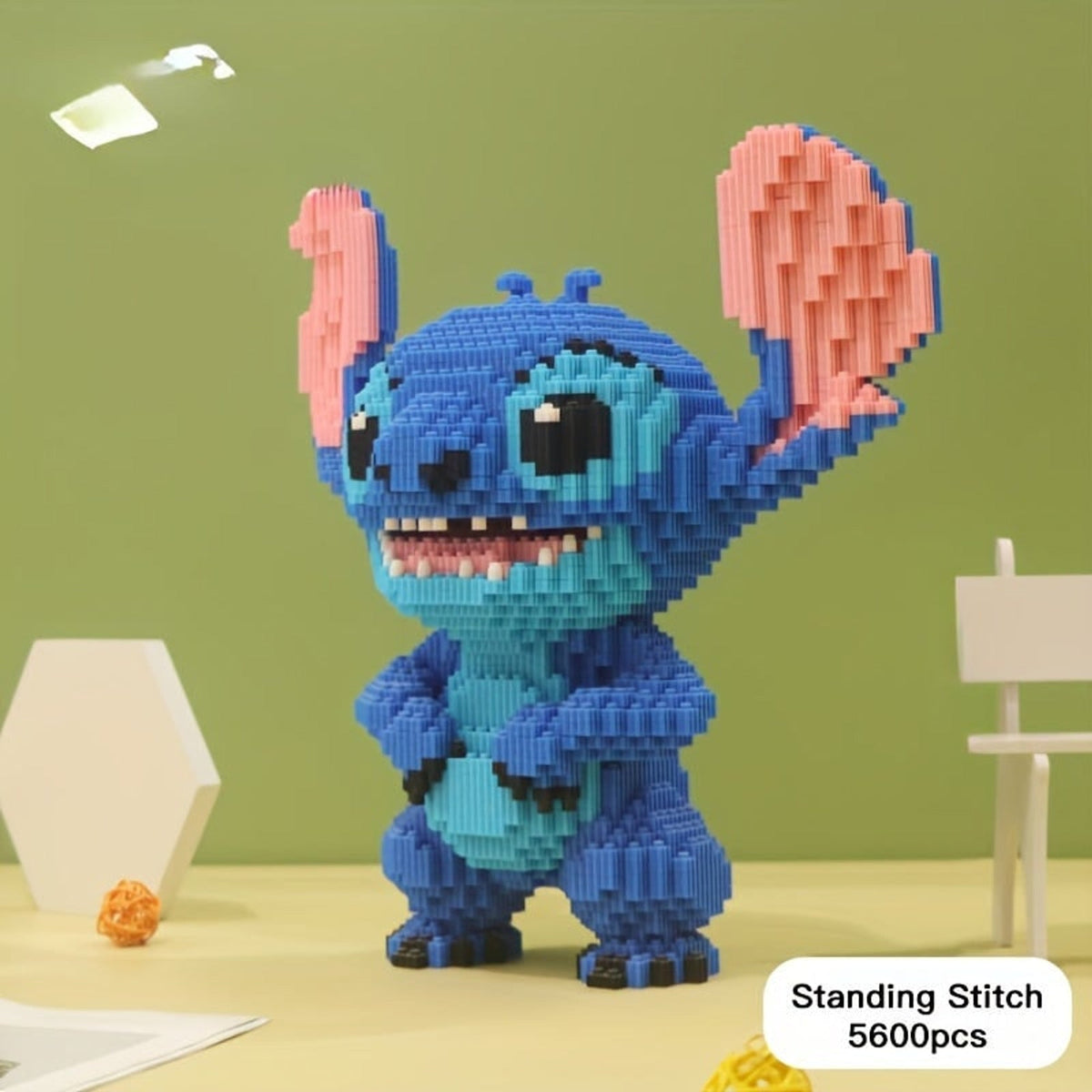 Rompecabezas 3D de construcción de la figura de Stitch de 5600 piezas