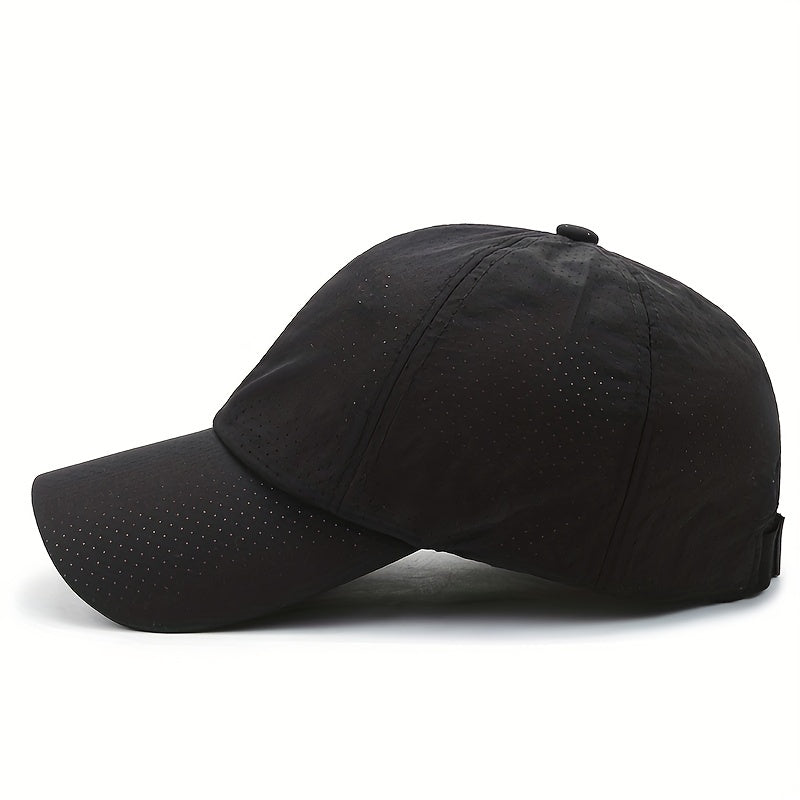 Breathable Mesh Baseball Cap with UV Protection for Outdoor Sports, Hiking, Running & Cycling | Lightweight Fast-Drying Summer Hat