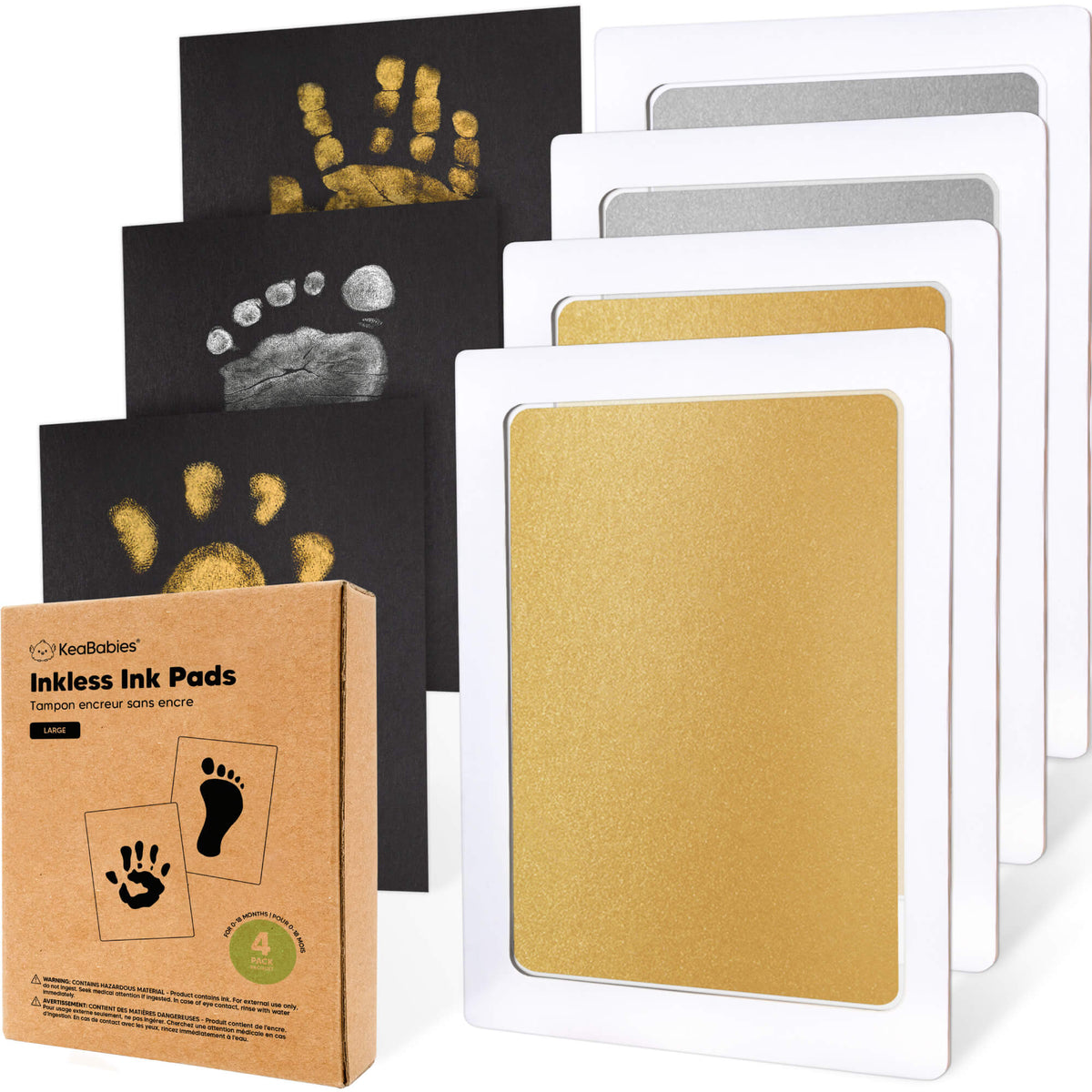 4-Pack Baby Inkless Ink Pads