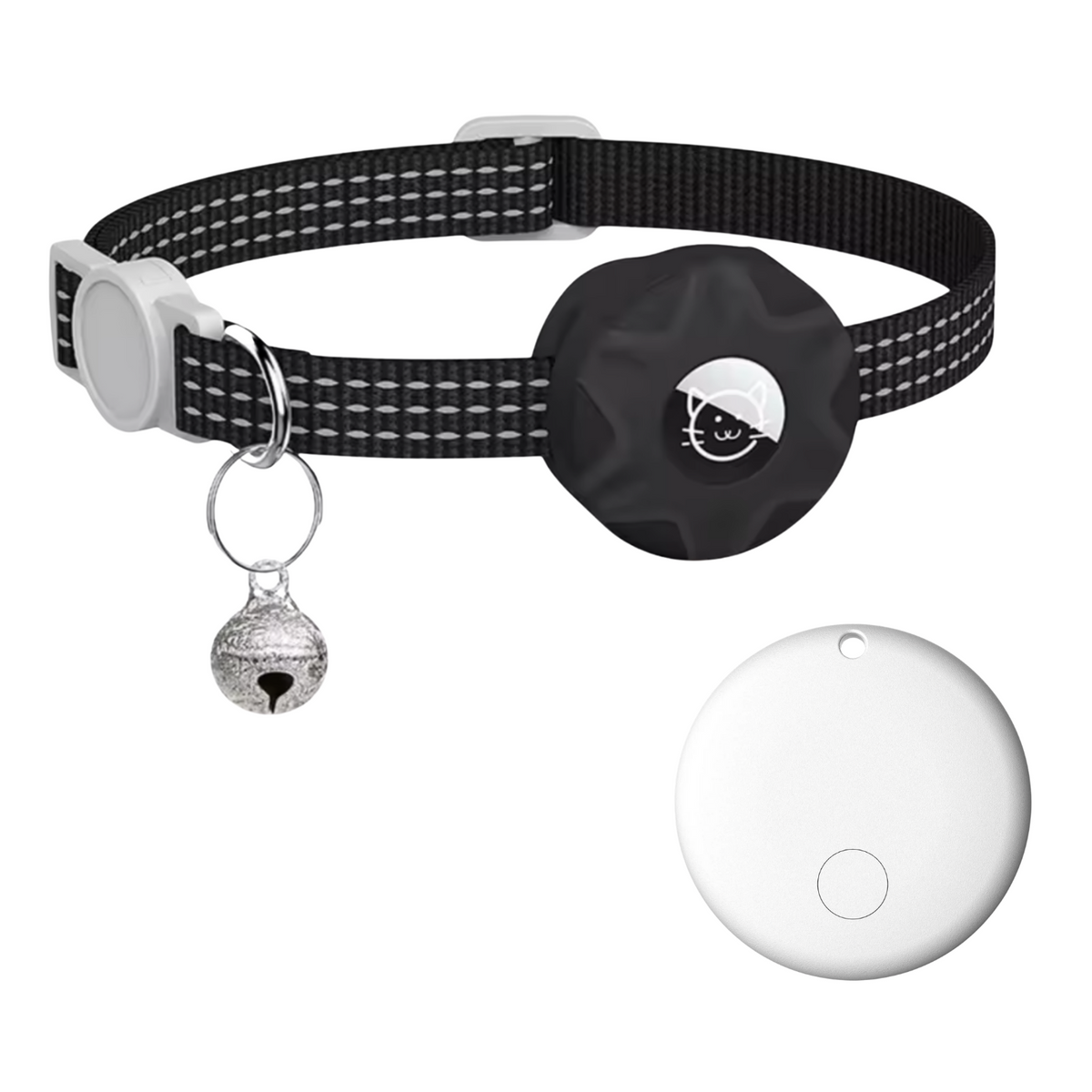 GPS-Free Android Tracking Collar for Cats & Small Dogs – Lightweight Reflective Strap with Sound Locator for Outdoor Pets | Thomler