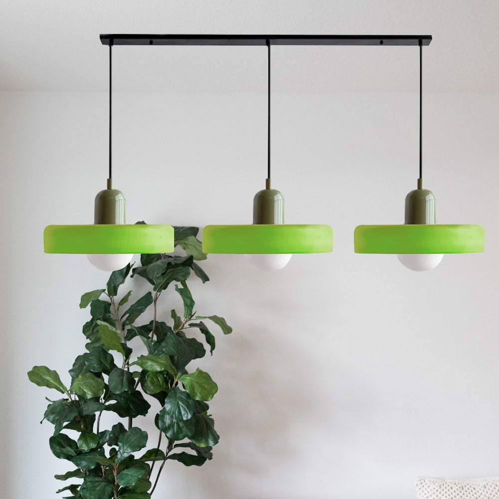 Glas-Pendelleuchte 12 Zoll höhenverstellbare Deckenleuchte für Schlafzimmer Nachttische modern minimalistisch nordische Hängelampe E27 Fassung für | Thomler