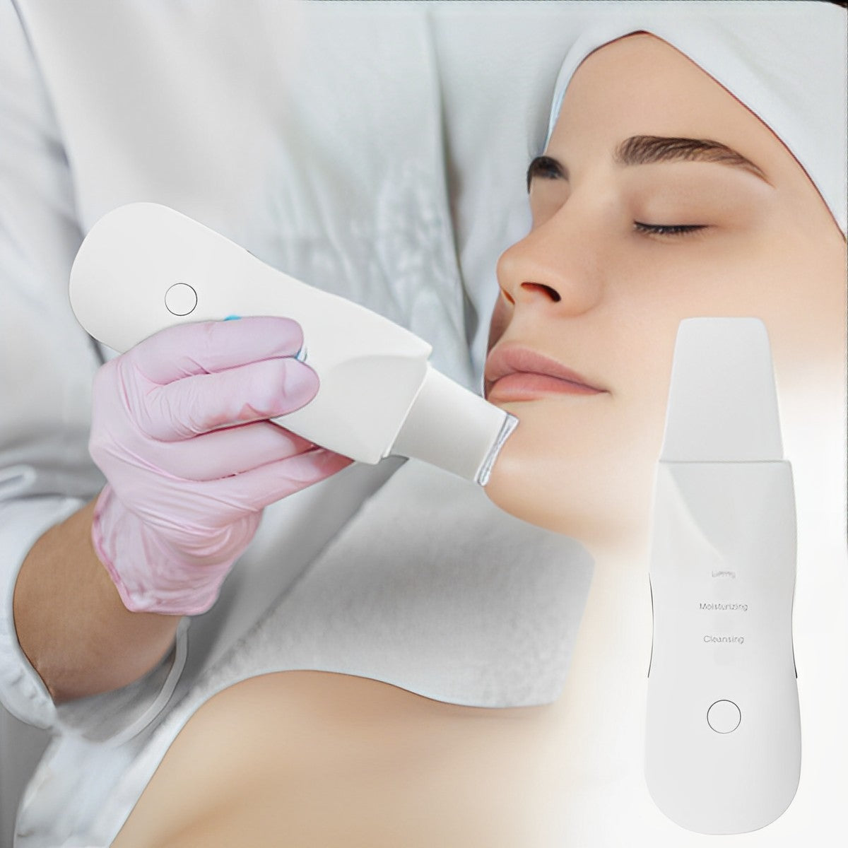 Ultrasonic Skin Scrubber Spatula