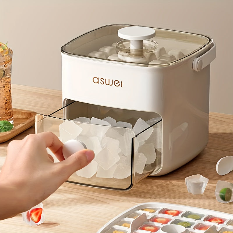 Máquina de hielo portátil para encimera, fabricadora de cubitos de hielo para cocina, bar, casa rodante (RV), producción rápida de hielo, diseño compacto, funcionamiento silencioso, apagado automático