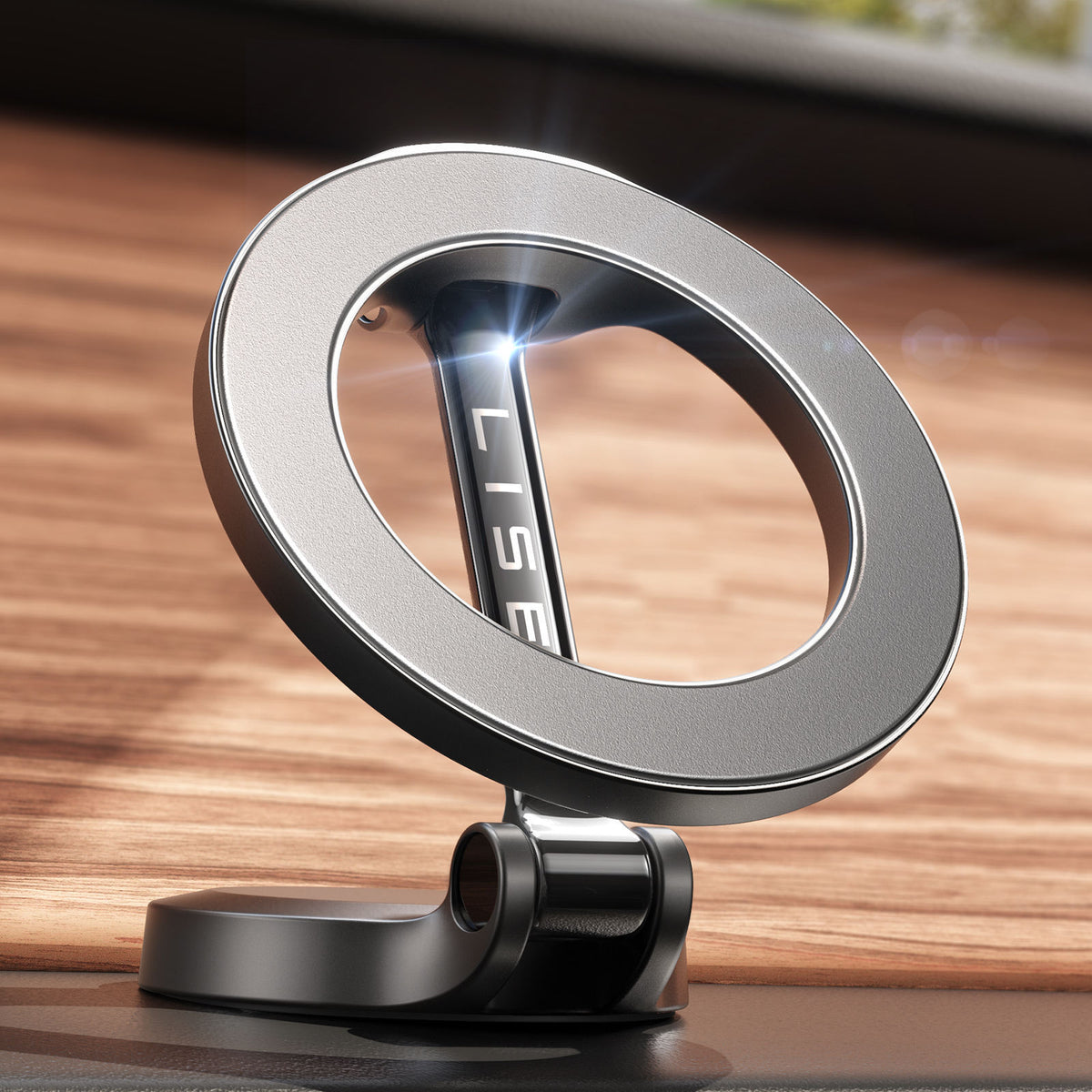 Soporte magnético para celular para tablero con giro de 360° para navegación manos libres en autos, camiones y camionetas