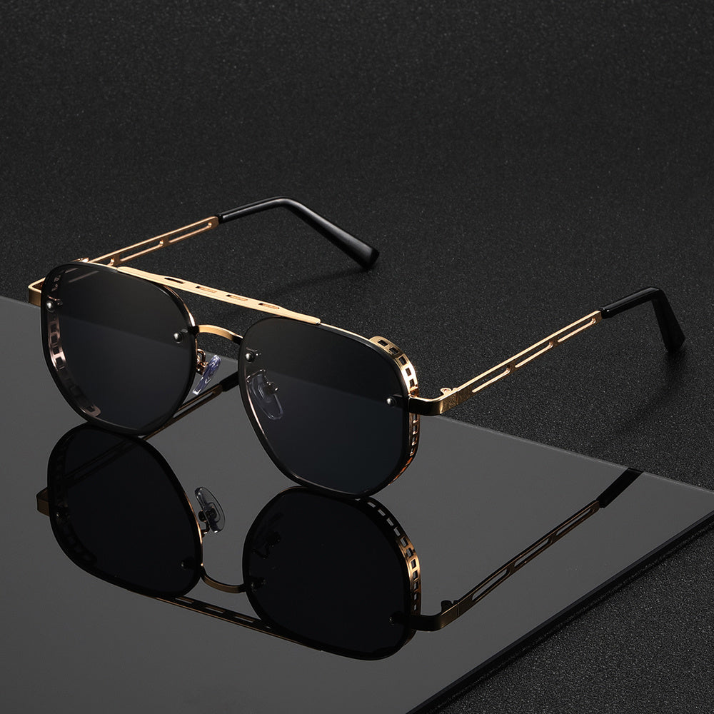 Round Metal Sunglasses with UV Protection for Men & Women – Lightweight Everyday Eyewear | Thomler