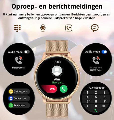 Women's Smartwatch with Heart Rate Monitor, Sleep Tracker & Call Notifications for Fitness & Daily Activity Tracking | Thomler