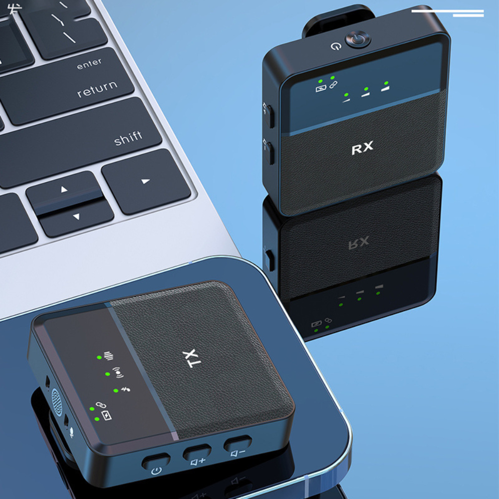 Kabelloses Bluetooth-Ansteckmikrofon