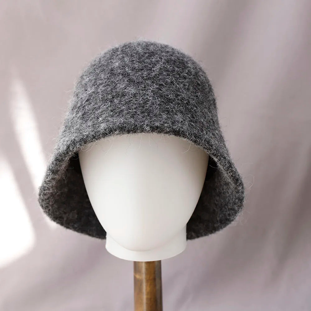 Soft Wool Winter Hat for Women – Foldable, Classic Fisherman Design for Cold Weather
