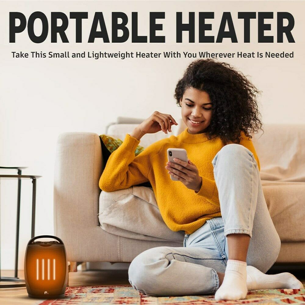 Oscillating Space Heater with Thermostat