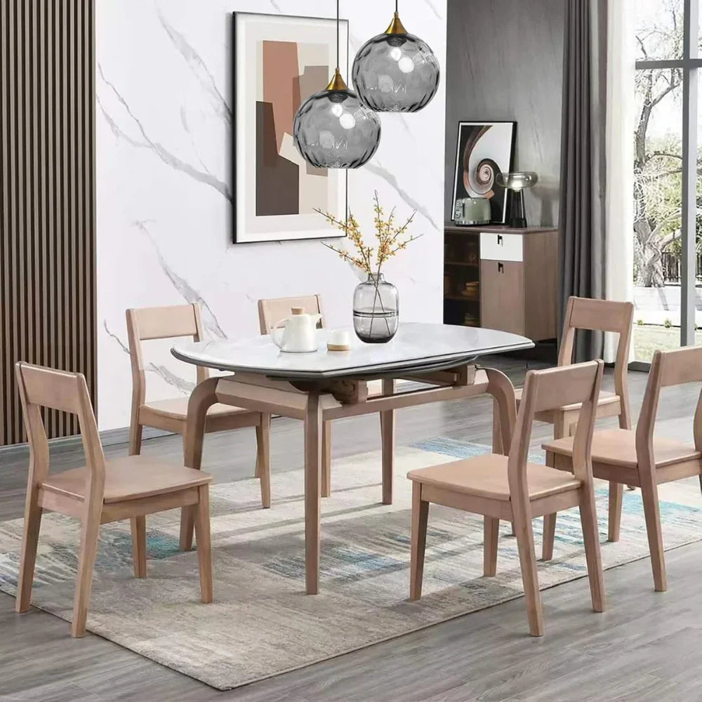 Getextureerde glazen hanglamp 7,9 inch, verlichting voor kookeiland in de eetkamer, in hoogte verstelbare moderne bolvormige pendellamp, minimalistische plafondlamp voor K | Thomler