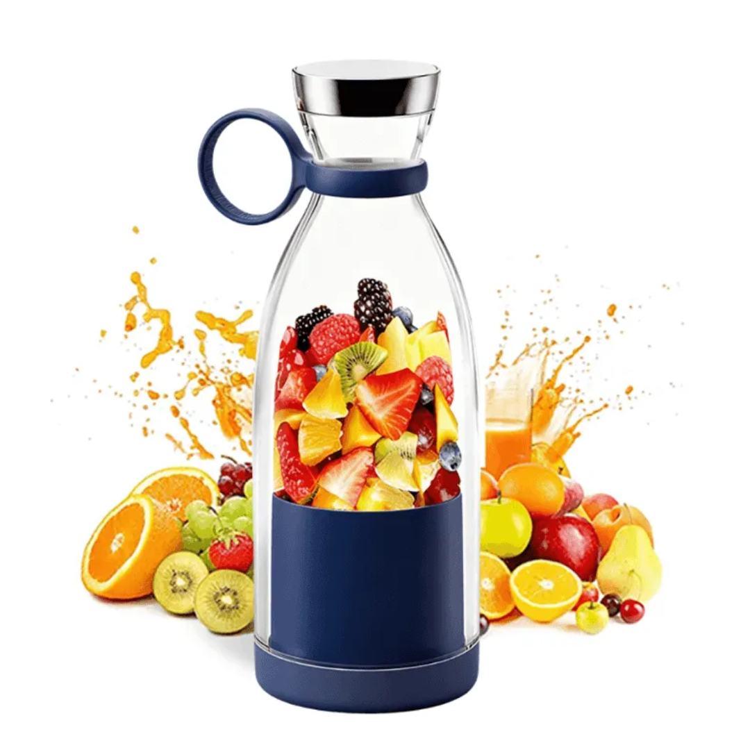 USB-wiederaufladbarer Personal Blender, 500 ml Flasche für Protein-Shakes, Smoothies, Saft, Mixen für unterwegs, Fitness, Reisen, Zuhause, Büro, Workout | Thomler