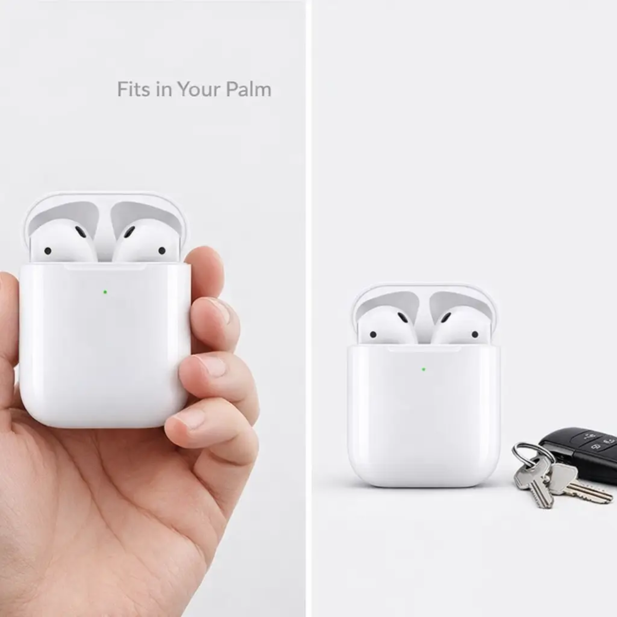 Audífonos inalámbricos compactos con estuche de carga – Auriculares intrauditivos Bluetooth 5.3 con micrófono integrado para llamadas, música y gimnasio – Resistentes al agua